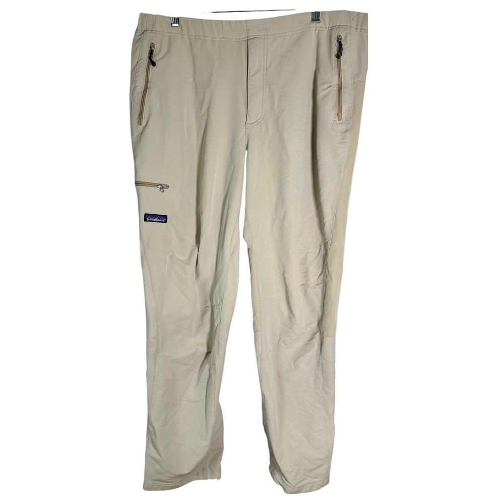 Patagonia Men's Simple Guide Hiking Pants Lightweight Nylon Beige XL